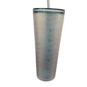 NEW Starbucks 50th Anniversary Frosted Holographic Mermaid Cold Tumbler 24oz